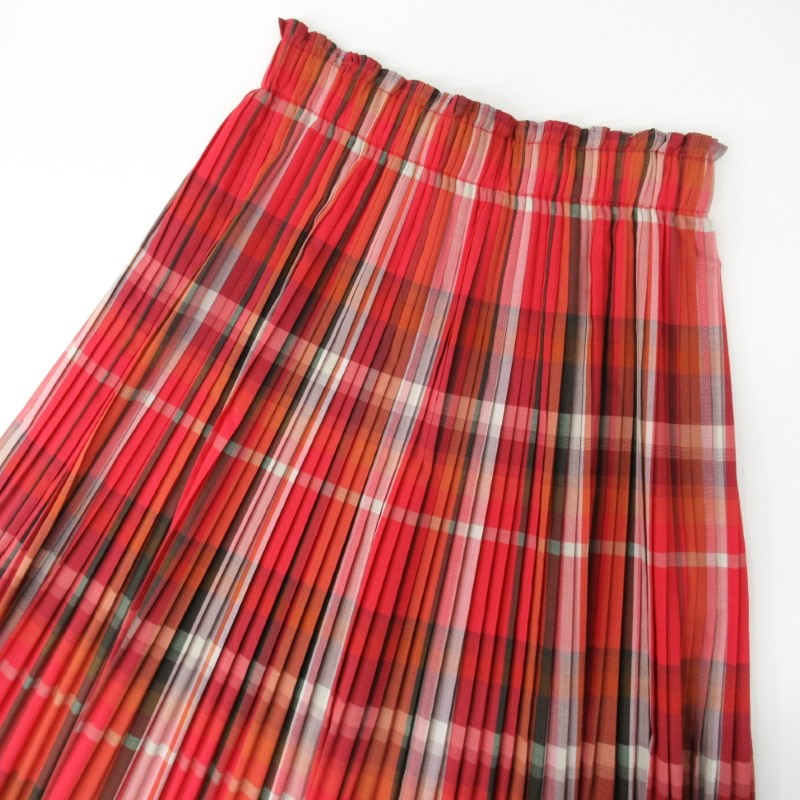 J.Sloane  チェックプリーツスカート /PK1 【日本製】